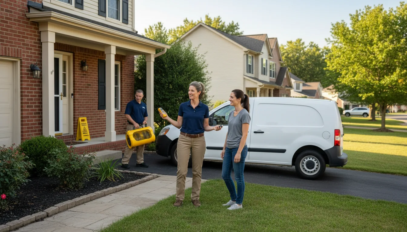 Residential water damage restoration in Stuart, NE